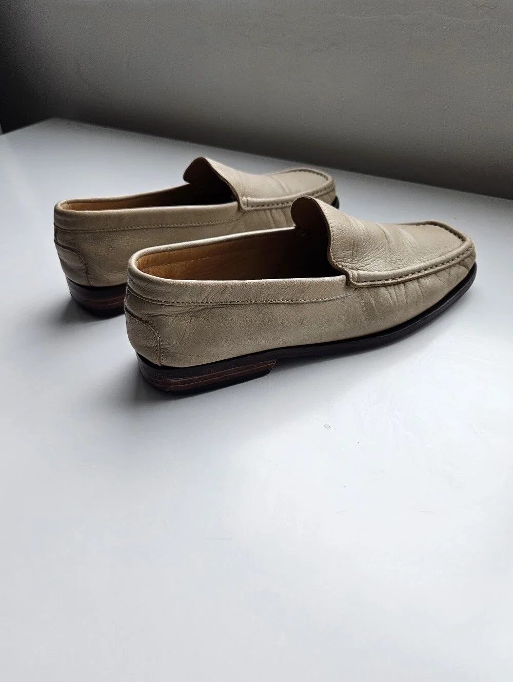Ernesto Dolani Italian Square Toe Flat Slip On Loafer